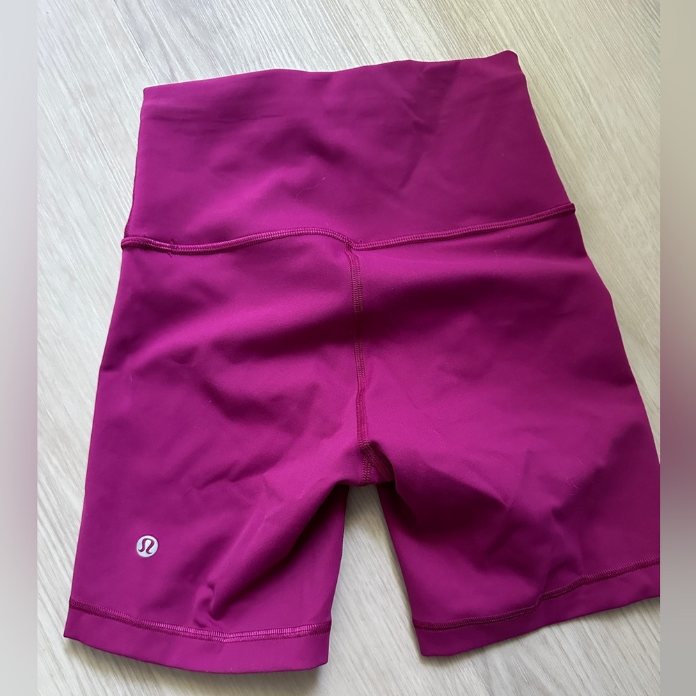 WunderTrain High Rise 6inch Short in Magenta